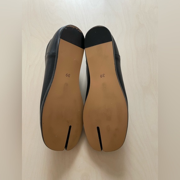 Leather Tabi shoes - Picture 3 of 4